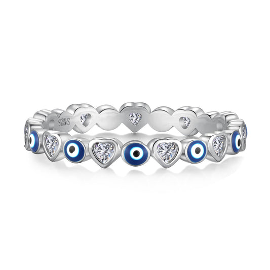 [Violet JW]Radiant Colorful Round Shape Daily Ring