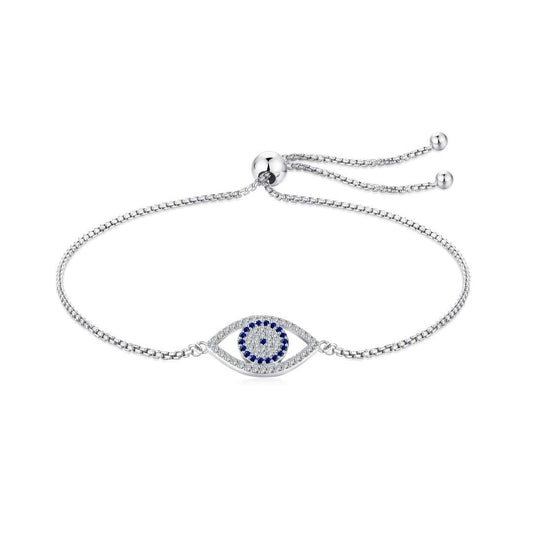[Violet JW]Dazzling Eye Shape Necklace