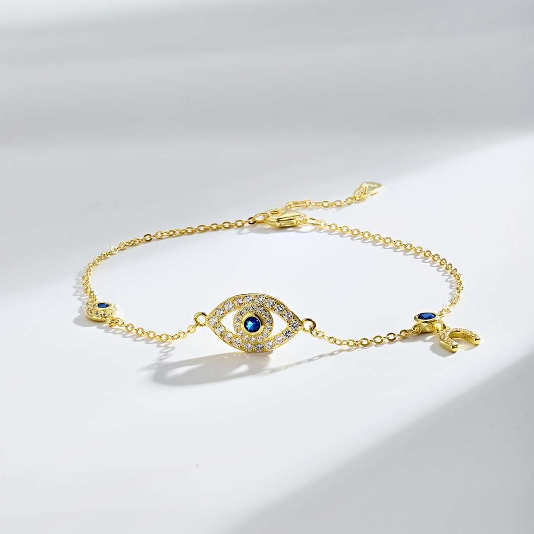 [Violet JW]Dainty Eye Shape Bracelet