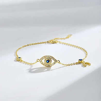 [Violet JW]Dainty Eye Shape Bracelet