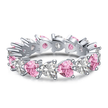 [Violet JW]0.25 Carat Radiant Romance Heart Cut Lover Ring