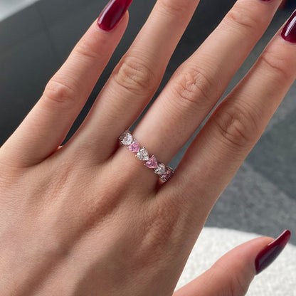 [Violet JW]0.25 Carat Radiant Romance Heart Cut Lover Ring