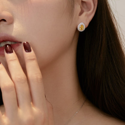 [Violet JW]Delicate Gorgeous Pear Cut Daily Earrings