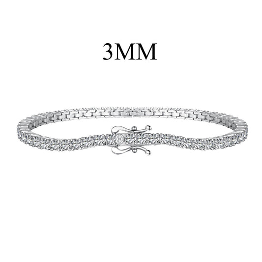 [Violet JW]Dainty Charming Round Cut Tennis Bracelet