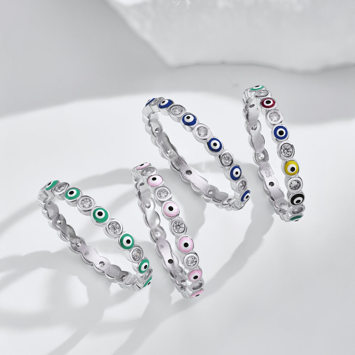 [Violet JW]Sparkling Vibrant Round Shape Daily Ring