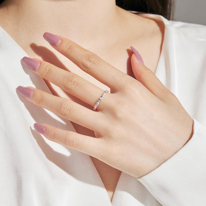 [Violet JW]Sparkling Vibrant Round Shape Daily Ring