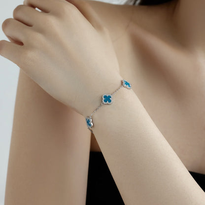 [Violet JW]Four-Leaf Clover Exquisite Bracelet