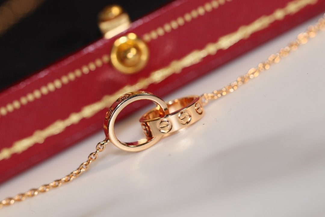 [Everoly JW] LIEBESHALSKETTE ROSA GOLD UND SILBER 