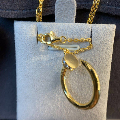 [Everoly JW]JUSTE NECKLACE GOLD DIAMONDS