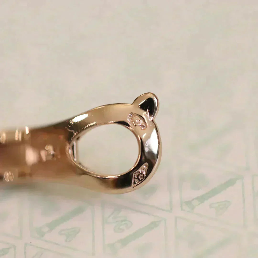 [Everoly JW]CLOVER MEDIUM 1 MOTIFS FUll DIAMOND EARRINGS