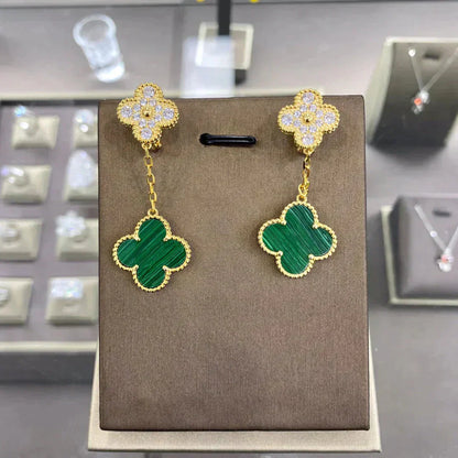 [Everoly JW]CLOVER 2 MOTIFS DIAMANTOHRRINGE (MEHRFACHE AUSWAHL)