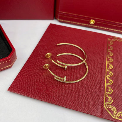 [Everoly JW]JUSTE EARRINGS FULL DIAMONDS 1.8MM