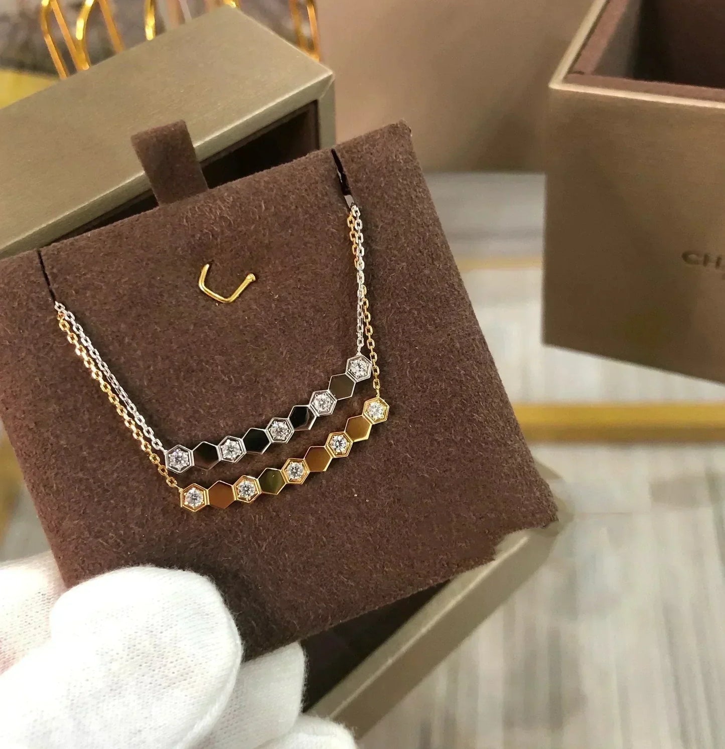 [Everoly JW]BEE LOVE NECKLACE DIAMOND