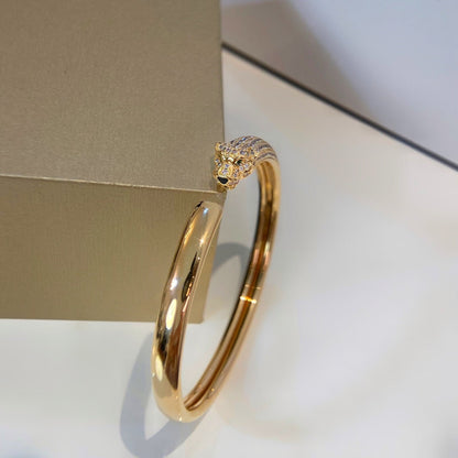 [Everoly JW] PANTHERE GOLD DIAMANT OFFENES ARMBAND