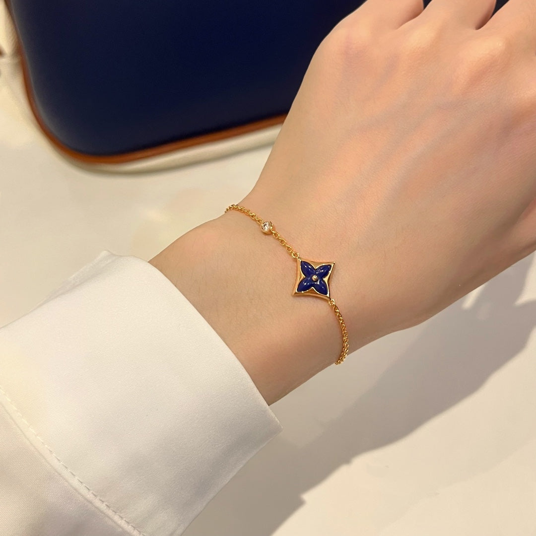 [Everoly JW]COLOR STAR ROSA GOLD DIAMANT ARMBAND