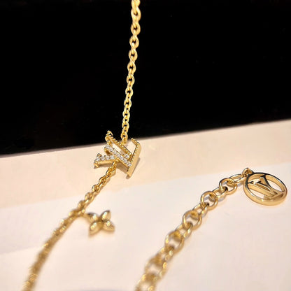 [Everoly JW] GOLDARMBAND MIT LOGO-STERNMOTIV