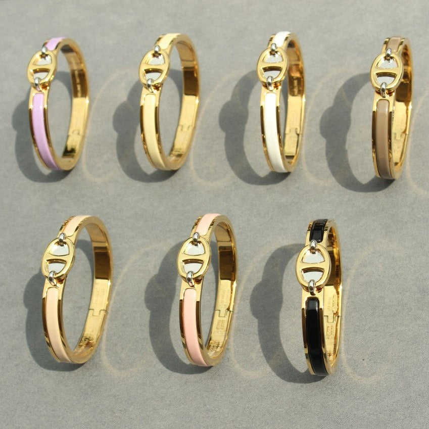[Everoly JW]CLIC CHAINE GOLD BRACELET