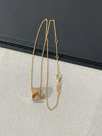 [Everoly JW]LIENS EVIDENCE DIAMOND PAVED NECKLACE