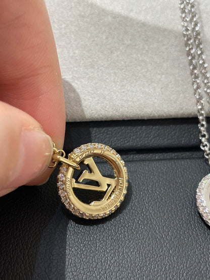 [Everoly JW]BY NIGHT DIAMOND PAVED NECKLACE