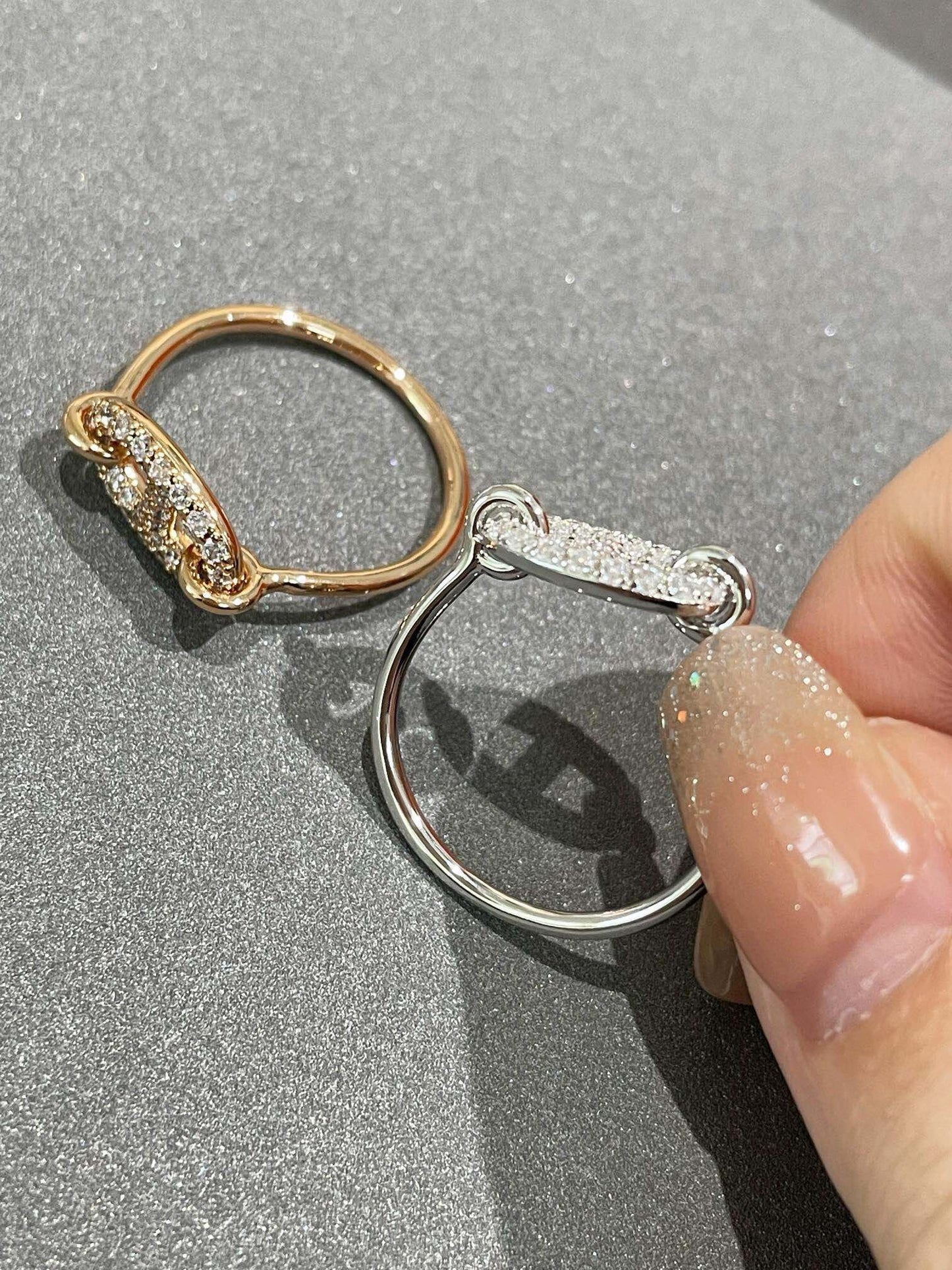 [エバリー JW]ロンド スモール ダイヤモンド リング