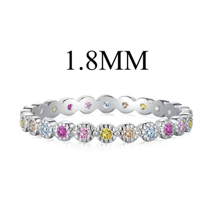 [Violet JW]Unique Scintillating Round Cut Daily Ring