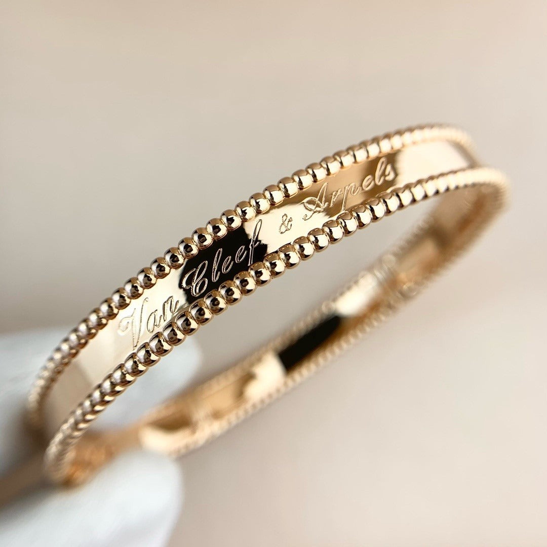 [Violet JW]CLOVER BRACELET ENGRAVING SERIES