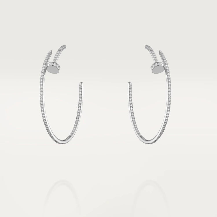 [Everoly JW]JUSTE EARRINGS FULL DIAMONDS 1.8MM
