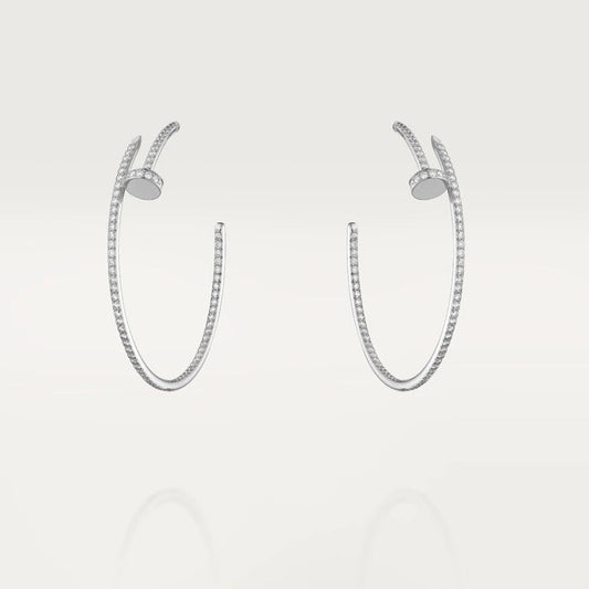 [Everoly JW]JUSTE EARRINGS FULL DIAMONDS 1.8MM