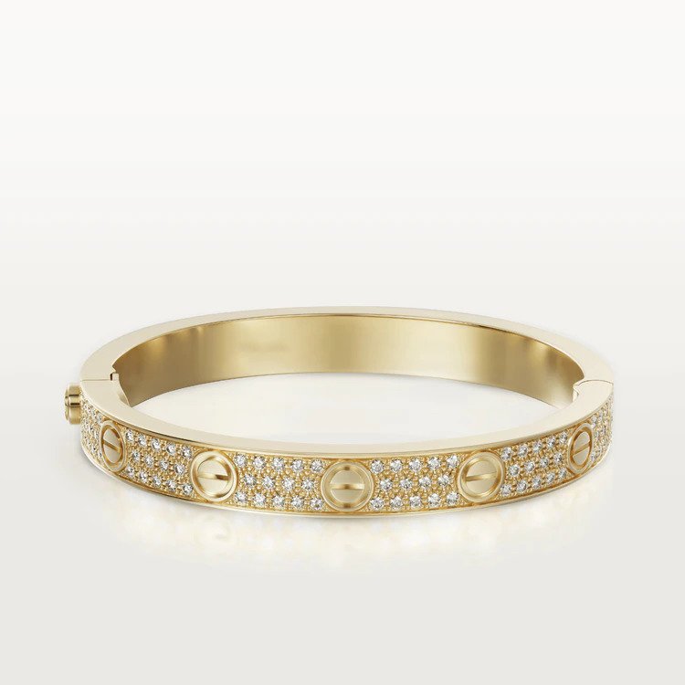 [Everoly JW]LOVE BRACELET 6.1MM DIAMOND-PAVED