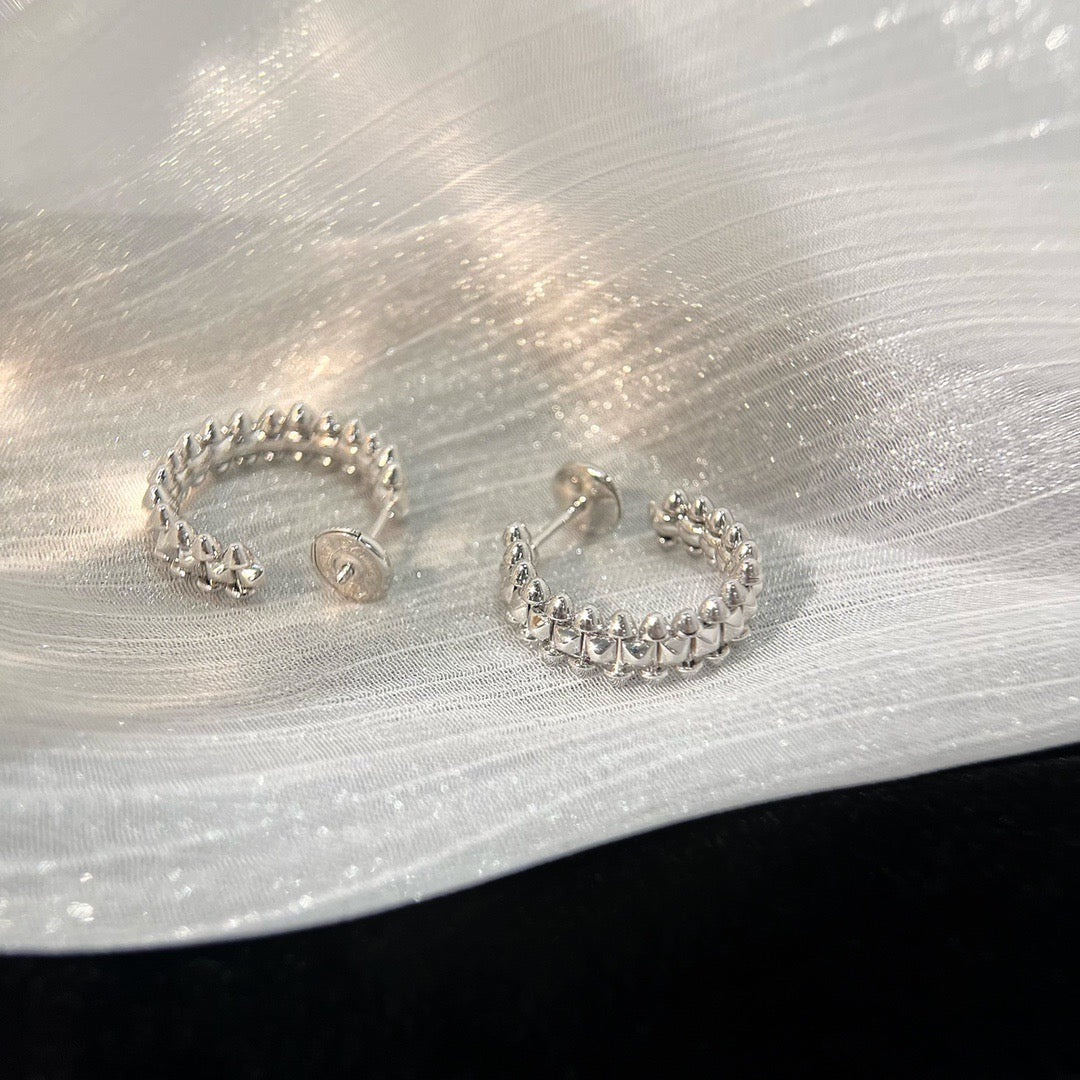 [Everoly JW]CLASH SMALL HOOP EARRINGS