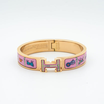 [Everoly JW]H PINK GOLD BRACELET PINK CERAMIC