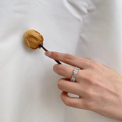 [Violet JW]Delicate Multi Shape Tennis Ring