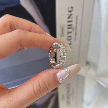 [Violet JW]Delicate Multi Shape Tennis Ring