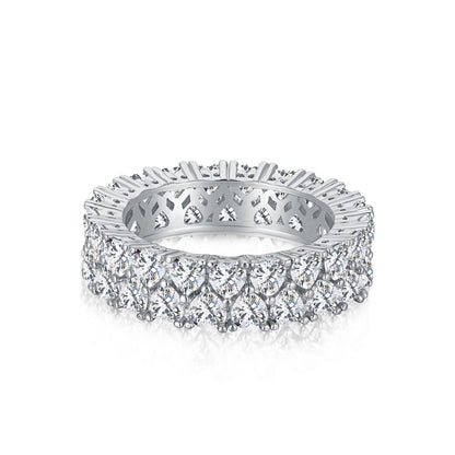 [Violet JW]Sparkling Full Heart Ring