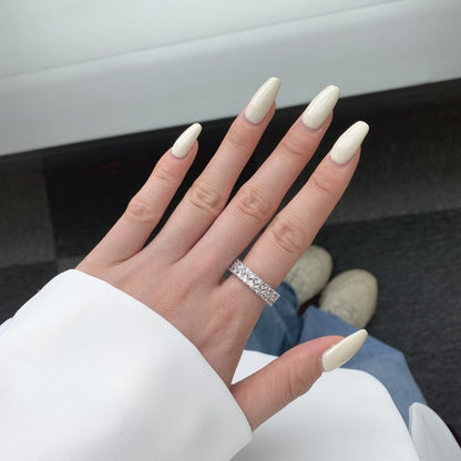 [Violet JW]Sparkling Full Heart Ring