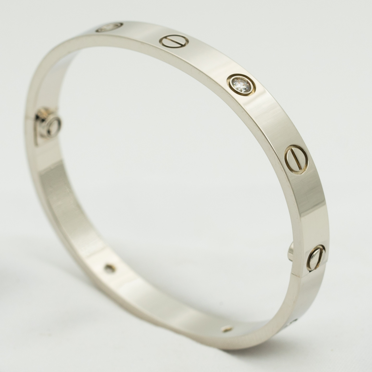 [Everoly JW]LOVE BRACELET 6.1MM 4 DIAMONDS