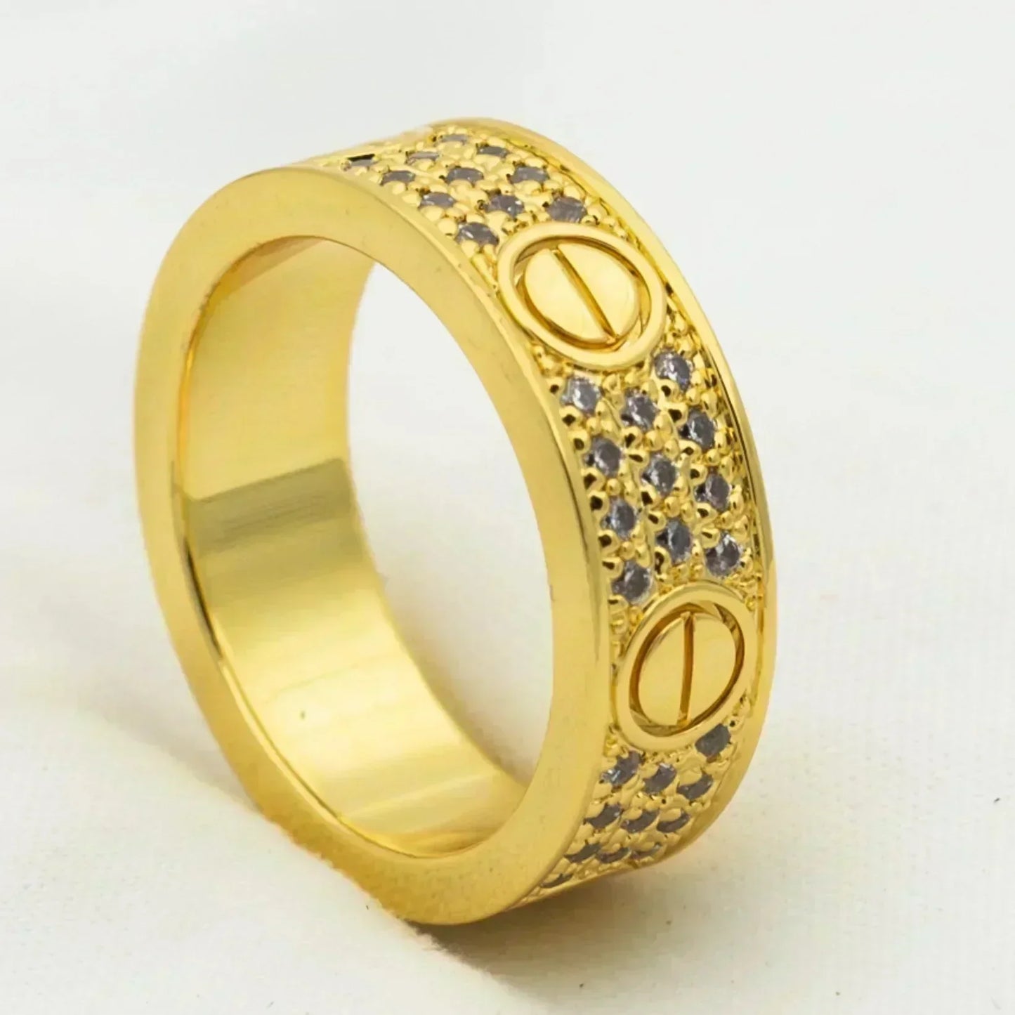 [Everoly JW] Liebesring 5,5 mm Diamanten gepflastert