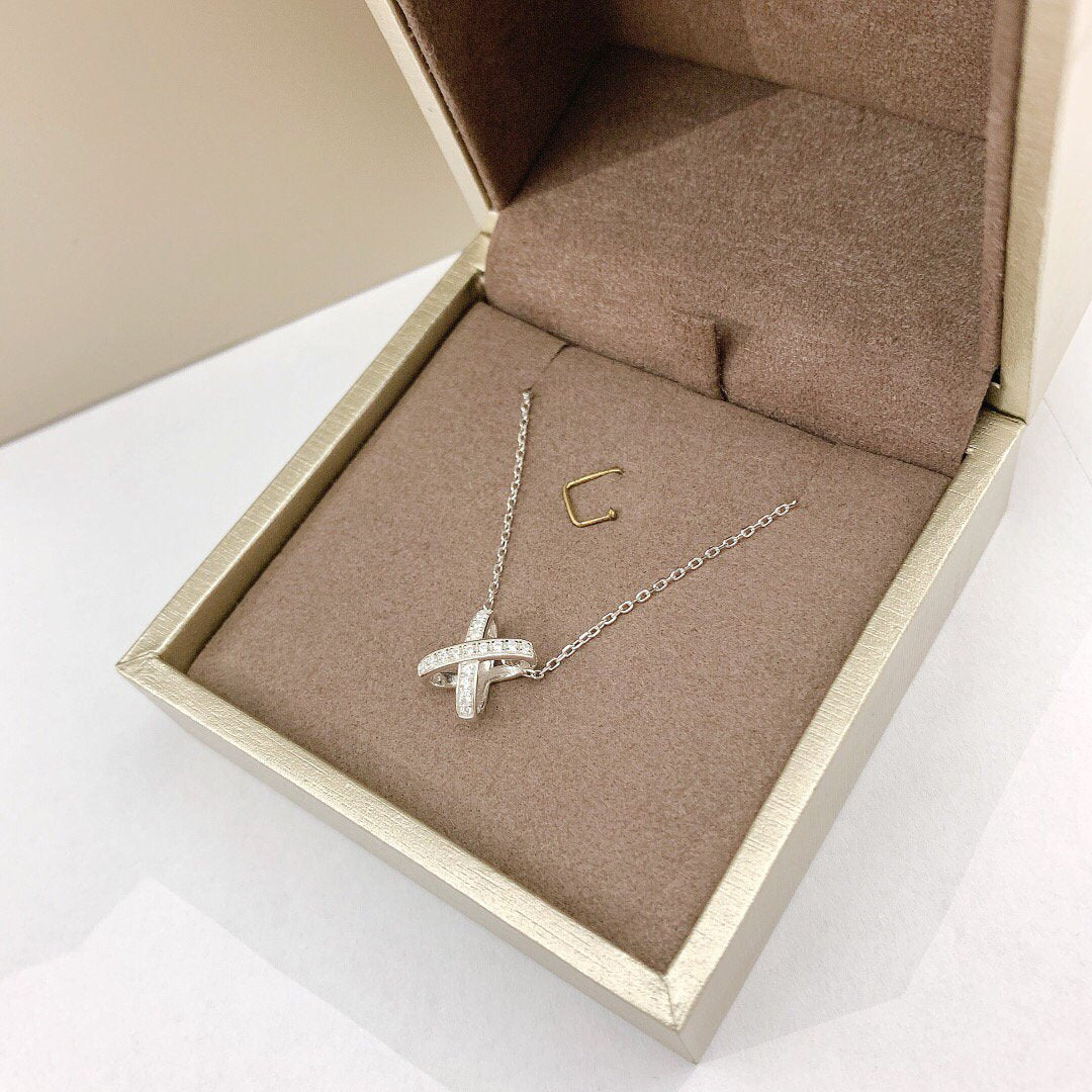 [Everoly JW]JEUX DE DIAMOND NECKLACE