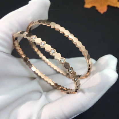 [Everoly JW] BEE LOVE ROSÉGOLD-DIAMANTARMBAND 