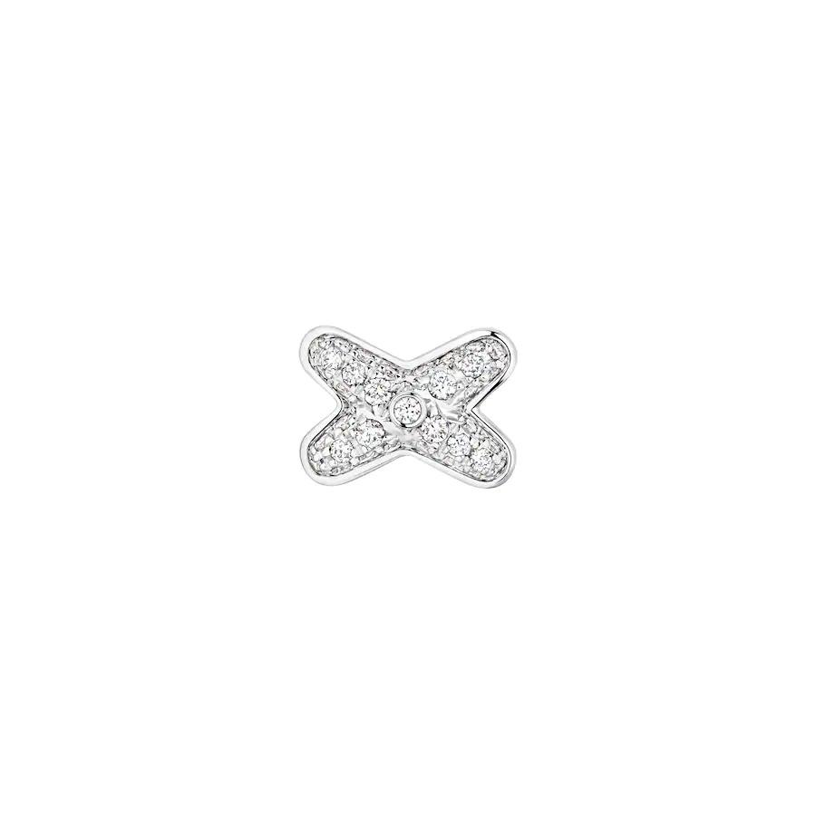 [Everoly JW]JEUX DE SILVER DIAMOND EARRINGS