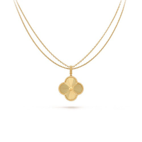 [Everoly JW]CLOVER 25MM PEDANT NECKLACE GOLD