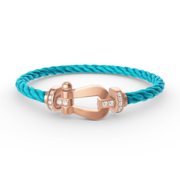 [Everoly JW]FORCE GROSSES HUFEISEN-HALBDIAMANTARMBAND ROSÉGOLD