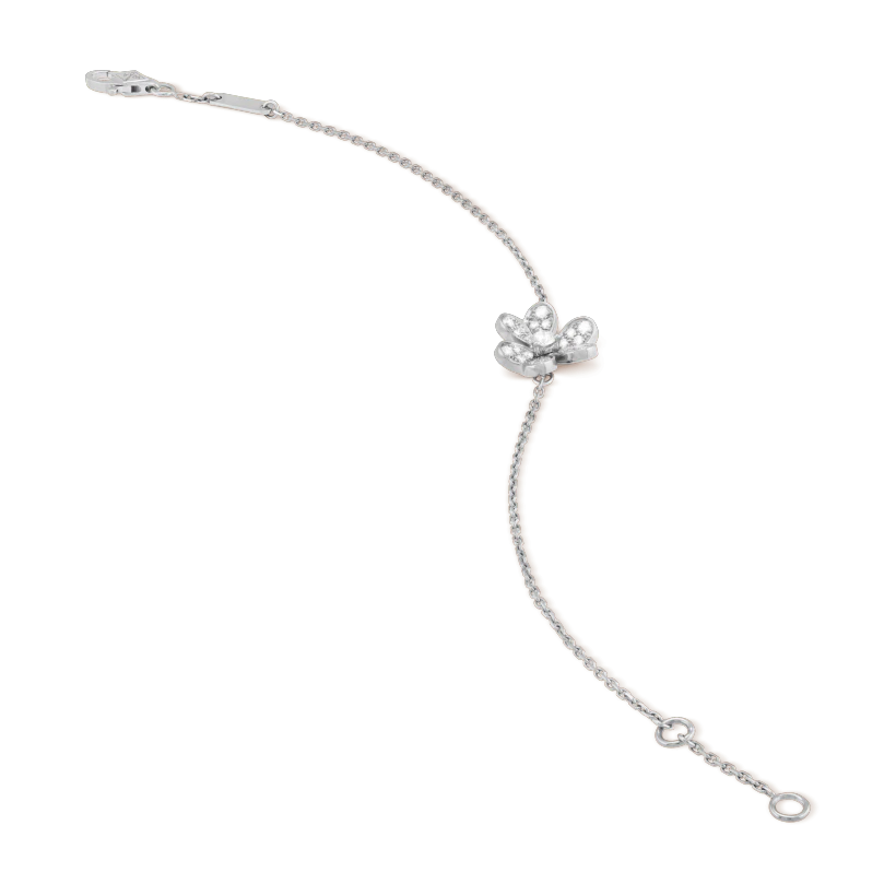[Everoly JW]FRIVOLE SILVER FLOWER DIAMOND BRACELET