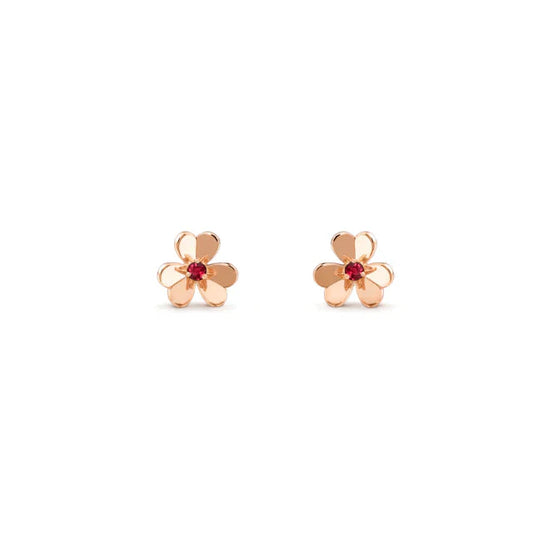 [Everoly JW]FRIVOLE  FLOWER PINK EARRINGS