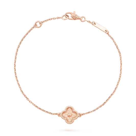 [Everoly JW]CLOVER SINGLE FLOWER BRACELET
