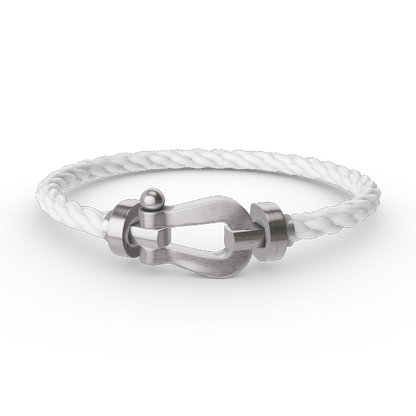 [Everoly JW]FORCE LARGE HORSESHOE NO DIAMOND BRACELET SILVER