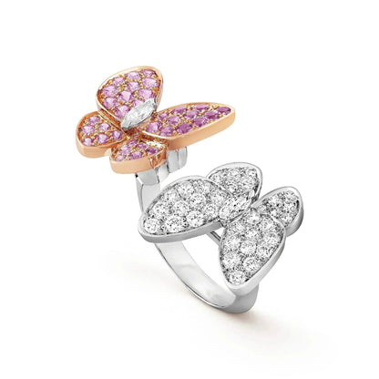 [Everoly JW]ZWILLINGS-SCHMETTERLINGS-DIAMANTRING